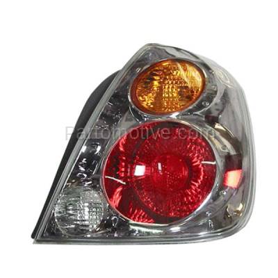 Aftermarket Replacement - TLT-1042R 2002-2004 Nissan Altima (Sedan 4-Door) Rear Taillight Taillamp Tail Light Lamp Assembly with Lens & Housing & Bulb Right Passenger Side