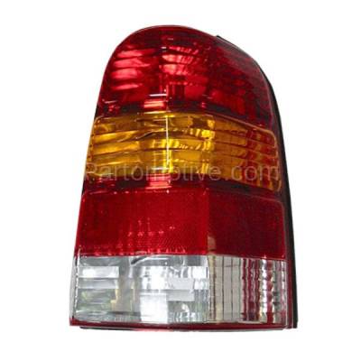 Aftermarket Replacement - TLT-1019R 2001-2007 Ford Escape (2.0L 2.3L 3.0L Engine) Taillight Taillamp Rear Brake Light Assembly Lens & Housing without Bulb Right Passenger Side