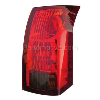 Aftermarket Replacement - TLT-1213R 2004-2007 Cadillac CTS (Base & V Model) Rear Taillight Taillamp Assembly Red Clear Lens & Housing with Bulb Right Passenger Side