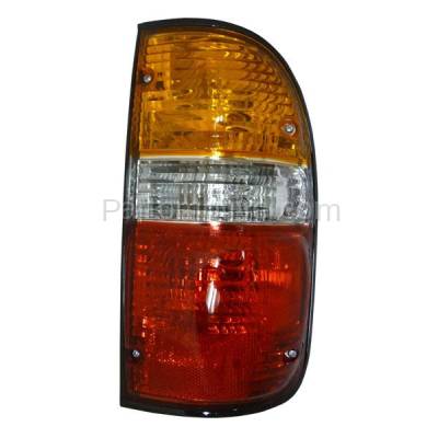Aftermarket Replacement - TLT-1002R 2001-2004 Toyota Tacoma Pickup Truck (Standard, Extended, Crew Cab) Taillight Taillamp Brake Light Lamp Assembly with Bulb Right Passenger Side