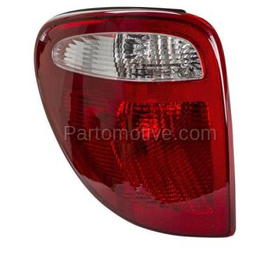 Aftermarket Replacement - TLT-1109L 2004-2007 Chrysler Town & Country & Dodge Caravan, Grand Caravan (4Cyl 6Cyl, 2.4L 3.3L 3.8L Engine) Taillight with Bulb Left Driver Side
