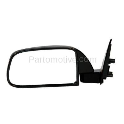 Aftermarket Replacement - MIR-1275L 1989-1995 Toyota Pickup Truck (For Models without Vent Window) Rear View Mirror Assembly Manual, Folding, Non-Heated Left Driver Side