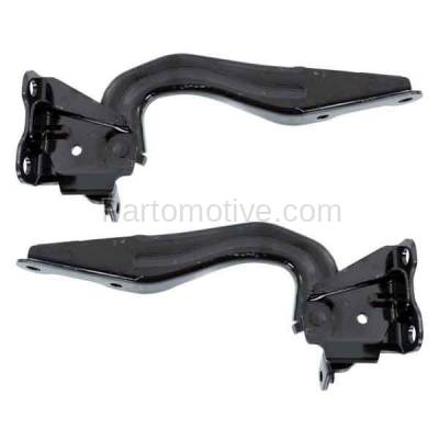 Aftermarket Replacement - HDH-1166L & HDH-1166R 2014-2018 Subaru Forester (Wagon 4-Door) (2.0 & 2.5 Liter Engine) Front Hood Hinge Bracket Made of Steel PAIR SET Left Driver & Right Passenger Side