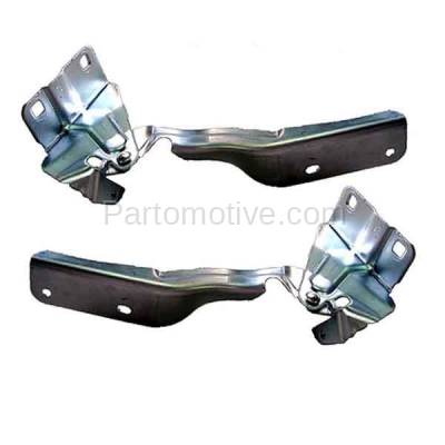 Aftermarket Replacement - HDH-1152L & HDH-1152R 2008-2013 Nissan Rogue & 2014-2015 Rouge Select (2.5 Liter Engine) Front Hood Hinge Bracket Made of Steel PAIR SET Left Driver & Right Passenger Side