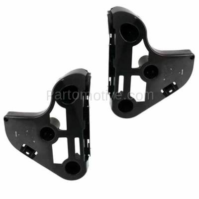 Aftermarket Replacement - BBK-1684L & BBK-1684R 2007-2013 Toyota Tundra Pickup Truck Front Bumper Face Bar Retainer Mounting Brace Support Bracket Made of Steel SET PAIR Right Passenger & Left Driver Side