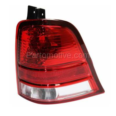 Aftermarket Replacement - TLT-1098R 2004-2007 Ford Freestar (6Cyl, 3.9L 4.2L Engine) Rear Taillight Taillamp Assembly Red Clear Lens & Housing without Bulb Right Passenger Side