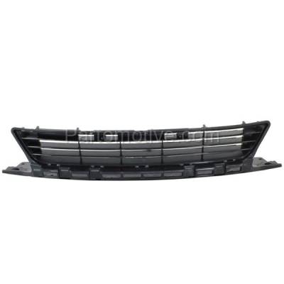 Aftermarket Replacement - GRL-1797C CAPA 2009-2011 Honda Civic (4Cyl, 1.8L 2.0L Engine) (Coupe 2-Door) Front Center Bumper Cover Grille Grill Assembly Textured Black Plastic