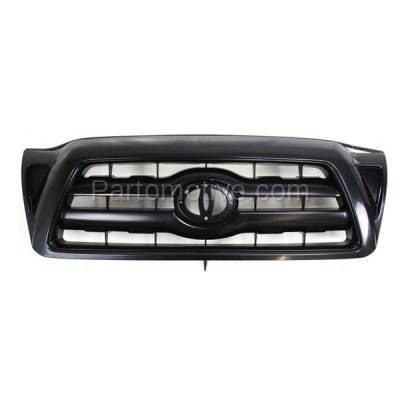 Aftermarket Replacement - GRL-2499 2005-2010 Toyota Tacoma Pickup Truck (Standard, Extended, Crew Cab) Front Grille Grill Assembly Paintable Shell & Insert Plastic