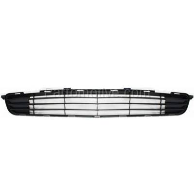 Aftermarket Replacement - GRL-2374 2009-2010 Toyota Corolla (Vehicles Made in North America) Front Center Bumper Cover Face Bar Grille Assembly Textured Black Plastic