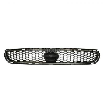 Aftermarket Replacement - GRL-2314 2005-2010 Scion tC (Base & Spec) 2.4L (Coupe 2-Door) Front Center Face Bar Grille Assembly Chrome Shell with Black Insert Plastic