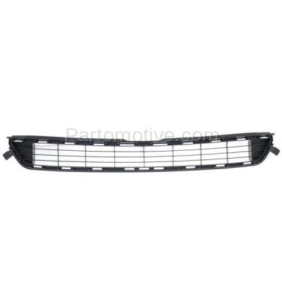 Aftermarket Replacement - GRL-2400 2013-2015 Toyota RAV4 (USA Built) Front Center Lower Face Bar Bumper Grille Grill Assembly Gray Shell & Insert Plastic without Emblem