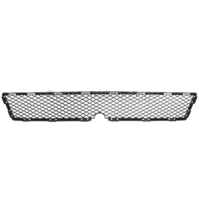 Aftermarket Replacement - GRL-2219 2010-2011 Nissan Rogue (Krom & S Krom) (2.5 Liter 4Cyl Engine) Front Center Lower Face Bar Grille Mesh Insert Assembly Black Plastic