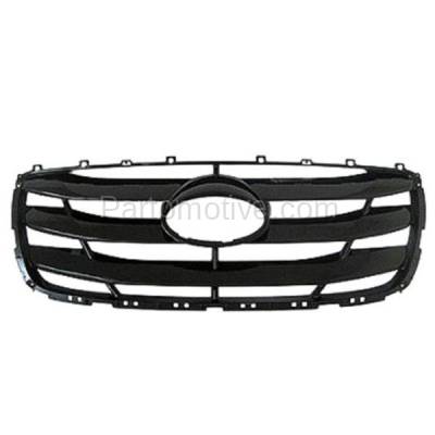 Aftermarket Replacement - GRL-1911 2010-2012 Hyundai Santa Fe (4Cyl 6Cyl, 2.4L 3.5L Engine) Front Center Grille Assembly Paintable Shell & Insert Plastic