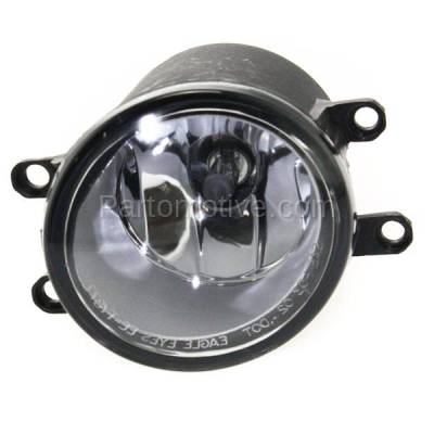 Aftermarket Replacement - FLT-1646DL 2009-2013 Toyota Corolla (North America Built) Front Fog Lamp Light Assembly Halogen (with Bulb) Clear Lens with Housing Left Driver Side