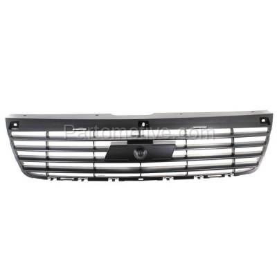 Aftermarket Replacement - GRL-1714 2006-2008 Chevrolet/Chevy Malibu Maxx & Classic (LS, LT, LTZ) (excluding SS Model) Front Center Grille Assembly Black Plastic