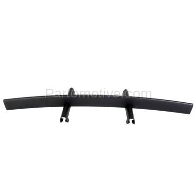 Aftermarket Replacement - GRL-1186 2004-2007 BMW 5-Series (Sedan & Wagon) (For Models without M-Package) Front Bumper Cover Lower Grille Assembly Black Plastic