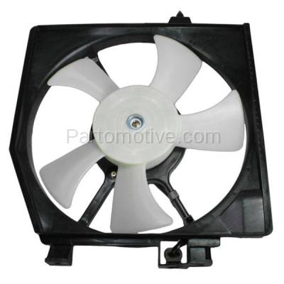 Aftermarket Replacement - FMA-1372 95-00 Mazda Protege (with Air Condition) AC Condenser Cooling Fan Motor Assembly