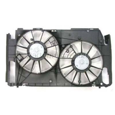 Aftermarket Replacement - FMA-1482 06 07 08 09 10 11 12 RAV-4 Dual Radiator AC Condenser Cooling Fan Motor Assembly