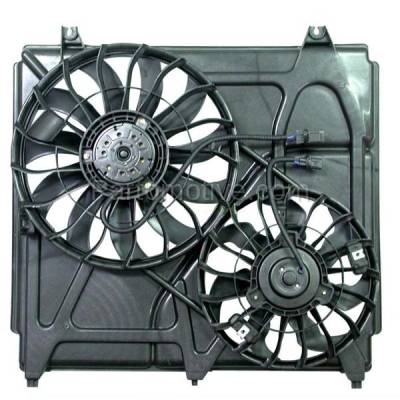 Aftermarket Replacement - FMA-1300 Dual Radiator AC Condenser Cooling Fan Motor Assembly For 03 04 05 06 Sorento V6