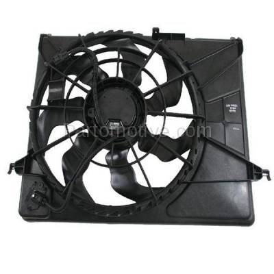 Aftermarket Replacement - FMA-1301 Radiator A/C Condenser Cooling Fan Motor Assembly 25380-2G000 Fits 06-10 Optima