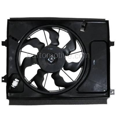 Aftermarket Replacement - FMA-1317 Radiator A/C Condenser Cooling Fan Motor Assembly 25380-2K600 For 13-2013 Soul
