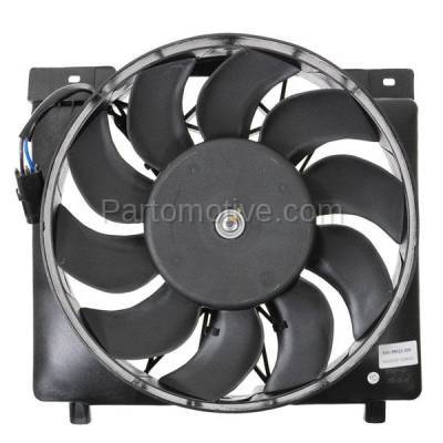 Aftermarket Replacement - FMA-1269 95-96 Cherokee 4.0L Radiator A/C Condenser Cooling Fan Motor Assembly 52079444AB