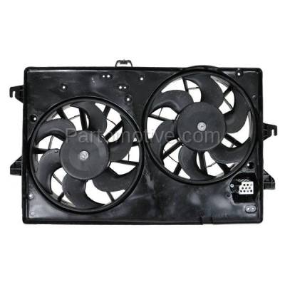 Aftermarket Replacement - FMA-1136 Contour Mystique Cougar Dual Radiator A/C Condenser Cooling Fan Motor Assembly