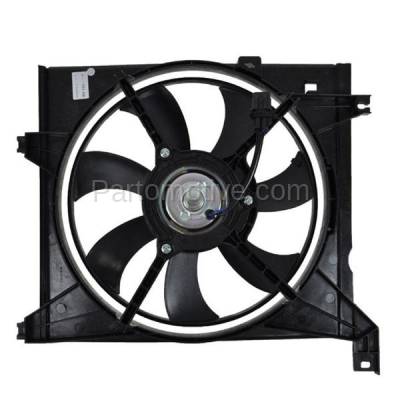 Aftermarket Replacement - FMA-1282 04 05 06 07 08 09 Spectra 2.0L Radiator Engine Cooling Fan Motor Shroud Blade Assembly