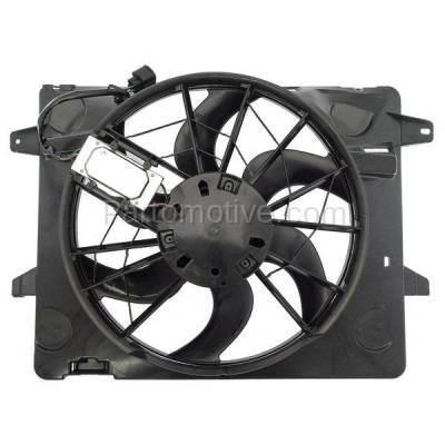 Aftermarket Replacement - FMA-1143 Crown Victoria TownCar Marauder Radiator AC Condenser Cooling Fan Motor Assembly