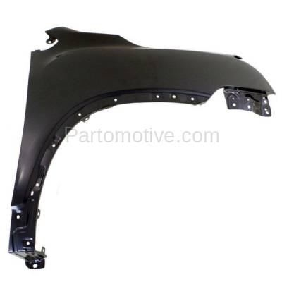 Aftermarket Replacement - FDR-1778RC CAPA 2013-2016 Chevrolet Trax (LS, LT, LTZ) (1.4 & 1.8 Liter Engine) Front Fender Quarter Panel (with Molding Holes) Steel Right Passenger Side