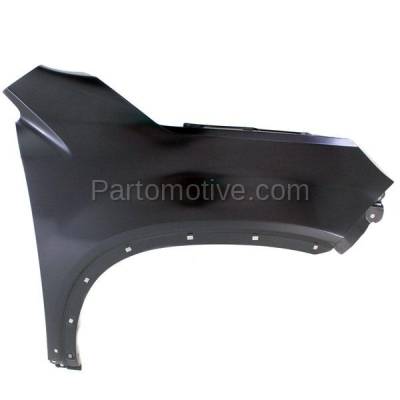 Aftermarket Replacement - FDR-1705RC CAPA 2012-2015 Kia Sorento (EX & LX) (2.4L & 3.5L) Front Fender Quarter Panel (For Models with Side Garnish) Steel Right Passenger Side