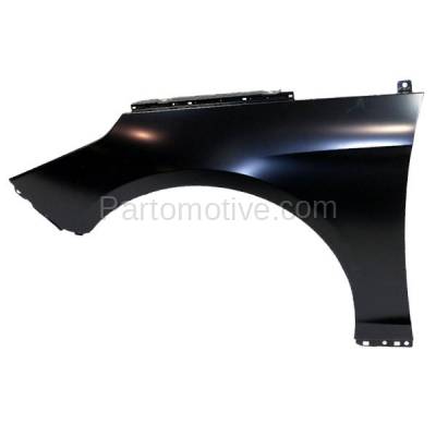 Aftermarket Replacement - FDR-1698LC CAPA 2015-2017 Hyundai Sonata (excluding Hybrid Models) Front Fender Quarter Panel (without Molding Holes) Primed Steel Left Driver Side