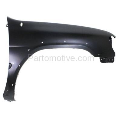 Aftermarket Replacement - FDR-1561R 1999-2002 Nissan Pathfinder LE (3.3L & 3.5L V6) (with Production Date From 12/1998) Front Fender Quarter Panel Steel Right Passenger Side