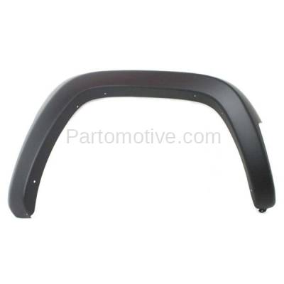 Aftermarket Replacement - FDF-1030R 2002-2004 Jeep Liberty Limited (3.7L 6Cyl Engine) Front Fender Flare Wheel Opening Molding Trim Arch Paintable Plastic Right Passenger Side