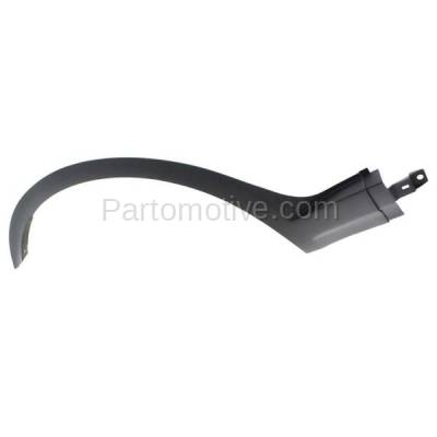 Aftermarket Replacement - FDF-1006L 2007-2010 BMW X3 (For Models without Aero Kit) Front Fender Flare Wheel Opening Molding Trim Arch Textured Black Plastic Left Driver Side