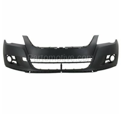 Aftermarket Replacement - BUC-4082F 2009-2011 Volkswagen VW Tiguan (Standard Type) Front Bumper Cover Assembly (without Headlight Washer Holes) Primed Plastic