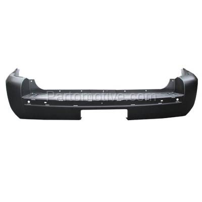 Aftermarket Replacement - BUC-3667R 2006-2010 Mercury Mountaineer Rear Bumper Cover Assembly (without Park Assist Sensor Holes) with License Plate Provision Primed