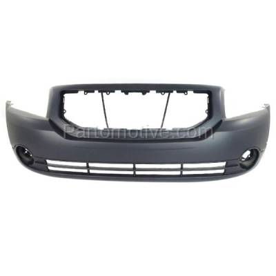 Aftermarket Replacement - BUC-1390F 07-12 Caliber Front Bumper Cover Assembly w/Fog Light Holes CH1000870 5183394AE
