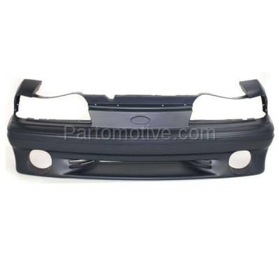 Aftermarket Replacement - BUC-1583F For 87-93 Mustang GT 5.0L Front Bumper Cover Assembly Primed FO1000164 F3PZ8190A