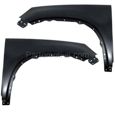 Aftermarket Replacement - FDR-1756LC & FDR-1756RC CAPA 2009-2017 Volkswagen Tiguan & 2017-2018 Tiguan Limited (1.4 & 2.0 Liter Engine) Front Fender Steel SET PAIR Right & Left Side