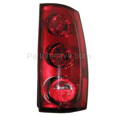 Aftermarket Replacement - TLT-1315R 2007-2014 GMC Yukon & 2007-2011 Yukon XL (excluding Denali Models) Rear Taillight Assembly Red Lens & Housing with Bulb Right Passenger Side