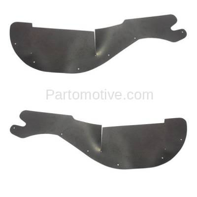 Aftermarket Replacement - IFD-1348L & IFD-1348R 95-05 Blaze/Jimmy & 94-04 S10/Sonoma Pickup Truck & 97-02 Olds Bravada (without ZR2 Package) Front Splash Shield Inner Fender Liner Panel Wheelhouse Plastic PAIR SET Right Passenger & Left Driver Side