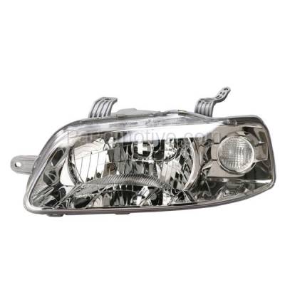 Aftermarket Replacement - HLT-1334L 2004-2007 Chevrolet Aveo & 2006-2008 Aveo5 & 2005-2006 Pontiac Wave Halogen Headlight Assembly with Bulb Left Driver Side