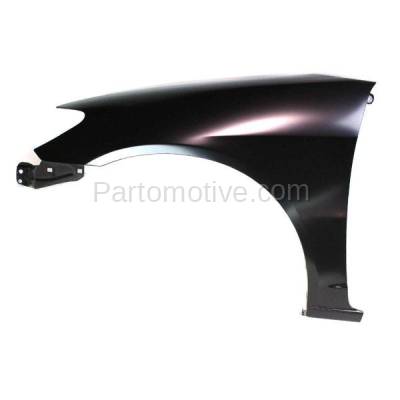Aftermarket Replacement - FDR-1149LC CAPA 2004-2005 Honda Civic 1.3L & 1.7L (Sedan & Coupe) Front Fender Quarter Panel (without Molding Holes) Steel Left Driver Side