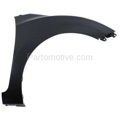 Aftermarket Replacement - FDR-1243RC CAPA 2013-2017 Hyundai Elantra GT (1.8L & 2.0L) Front Fender Quarter Panel (without Turn Signal Light Lamp Holes) Steel Right Passenger Side