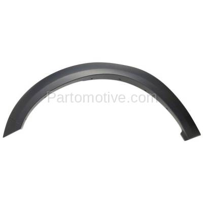 Aftermarket Replacement - FDF-1024R 2010-2021 Dodge Ram 1500/2500 Pickup Truck Front Fender Flare Wheel Opening Molding Trim Textured Black Plastic Right Passenger Side
