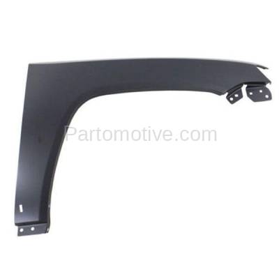 Aftermarket Replacement - FDR-1170R 2011-2017 Jeep Compass (2.0 & 2.4 Liter) Front Fender Quarter Panel (without Molding Holes) Primed Steel Right Passenger Side