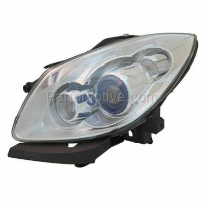 Aftermarket Replacement - HLT-2268L 2008-2012 Buick Enclave (Models without Auto Adjust) HID Headlight Assembly Lens Housing with Bulb & Ballast Left Driver Side