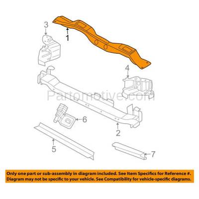 Rsp 1143c Capa 01 07 Caravan Voyager Radiator Support