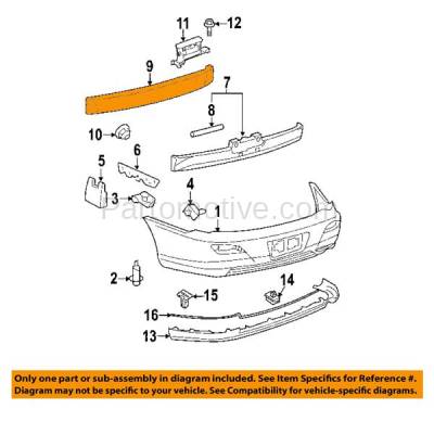 Aftermarket Replacement - BRF-1873R For 07-08 Solara Rear Bumper Reinforcement Impact Crossmember TO1106205 - Image 3